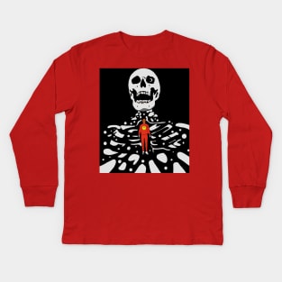 Happy Macabre Kids Long Sleeve T-Shirt